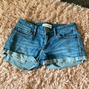 Low rise Jean Shorts